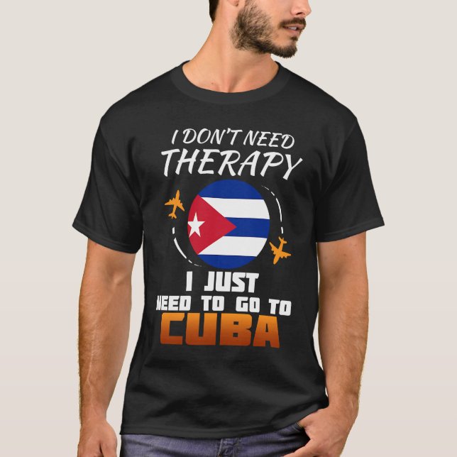 Cuban Flag I Cuba Flag I Vacation I Funny Cuba T-Shirt (Vorderseite)