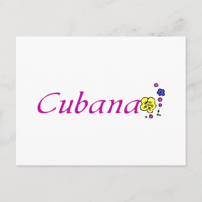 Cubana Postkarte (Vorderseite)