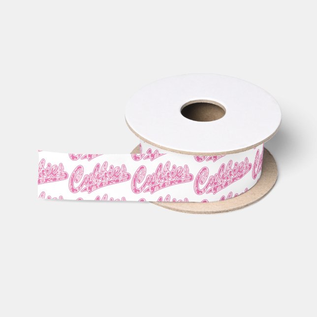 Cubbie-CAMOUFLAGE-PINK-Final Satinband (Spule)