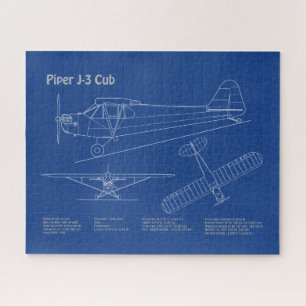 Cube Airplane - Airplane Blueprint Plans BD