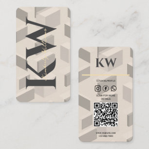 Cube Business Card - modern und benutzerdefinierba Visitenkarte