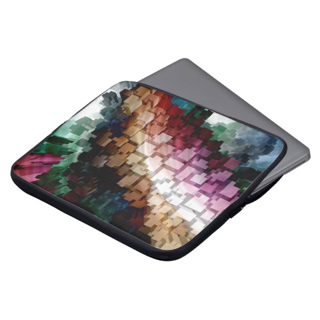 Cube Centric Dark Wind Laptopschutzhülle (Vorne Oben)