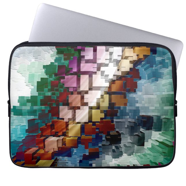 Cube Centric Laptopschutzhülle (Vorderseite)