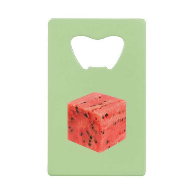 Cube d'origine frais de pastèque rouge sucrée (Devant)