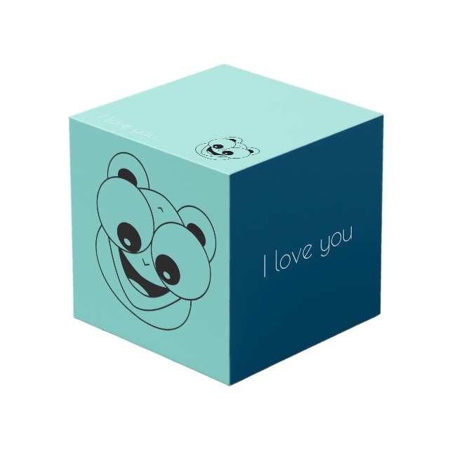 Cube Foto Würfel (Vorderseite Schrägansicht)