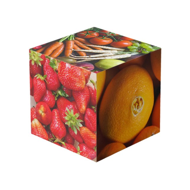 Cube Fruits & Légumes (ou VOS photos) (Angle devant)