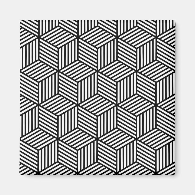 Cube Lines Magnet (Vorne)