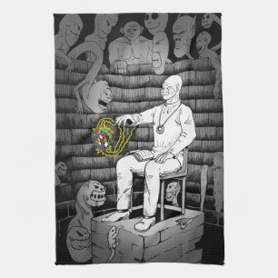 Cube Magic & Monsters Geschirrtuch