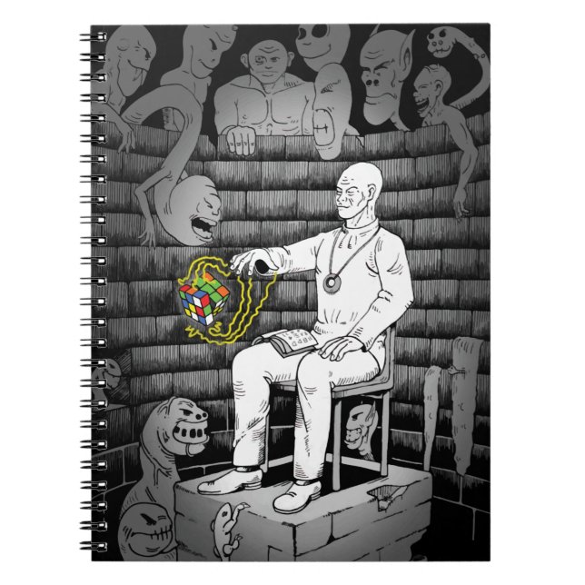 Cube Magie mit Monstern Notizblock (Vorderseite)