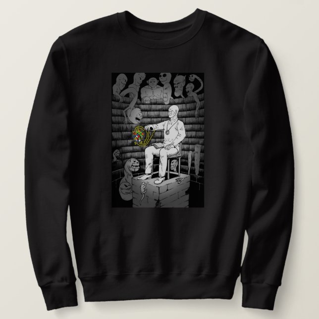 Cube Magie mit Monstern Sweatshirt (Design vorne)