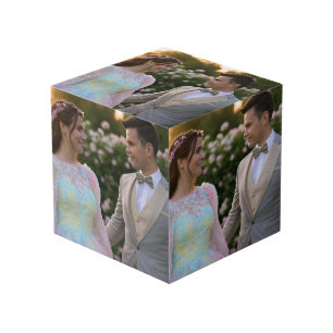 Cube Photo Ajouter une Personnaliser photo Mariage