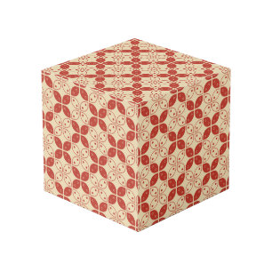 Cube Photo Batik Kawung, motif indonésien, javanais, ethnique