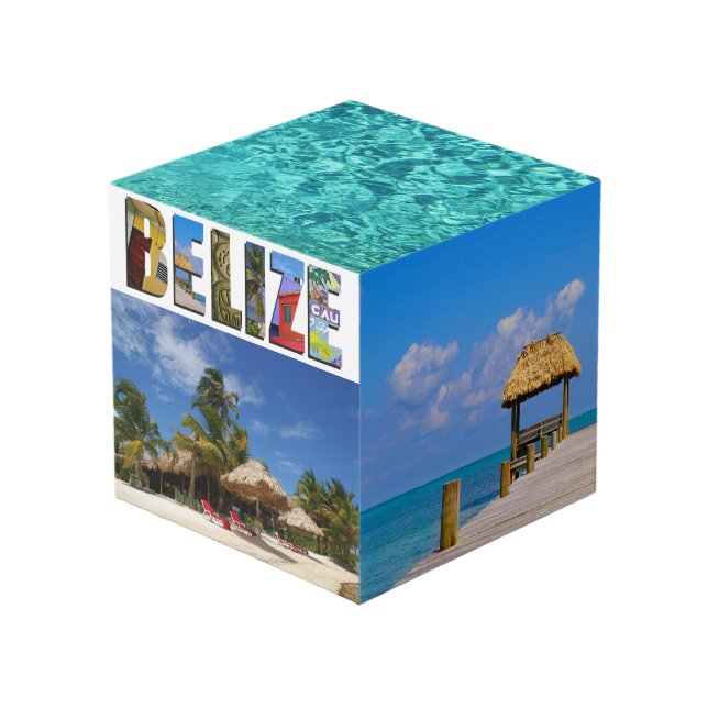 Cube Photo Belize Vacation Voyage Photos Créer Votre Propre (Angle devant)
