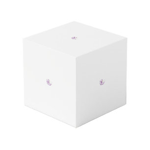 Cube Photo Bransoletka z serduszkiem Style, aubergine légère