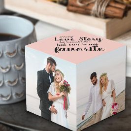 Cube Photo Chaque histoire d'amour est belle photo 4 Mariage