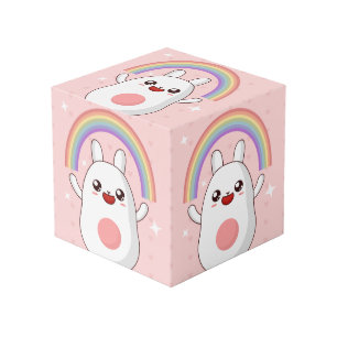 Cube Photo Clipart arc-en-ciel de Kawaii