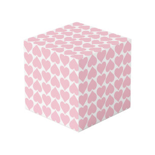 Cube Photo Coeurs roses Motif, Romantique, Amour