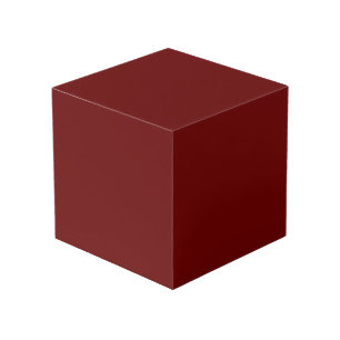 Cube Photo couleur rouge