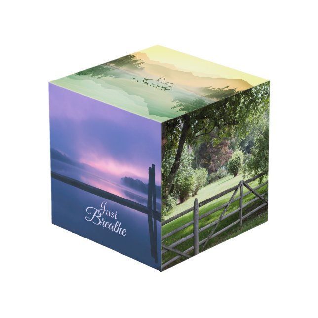 Cube Photo Détente Nature Images JUSTE PASSER LE Papier (Angle devant)