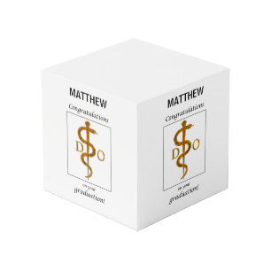 Cube Photo Docteur en ostéopathie Diplôme Félicitations