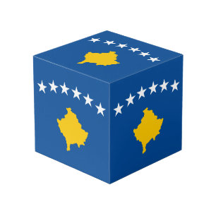 Cube Photo Drapeau de Kosovo