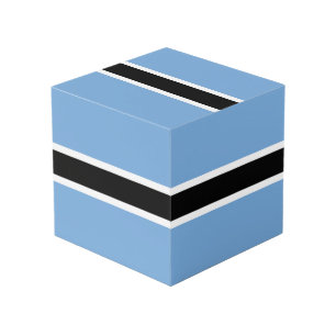 Cube Photo Drapeau du Botswana