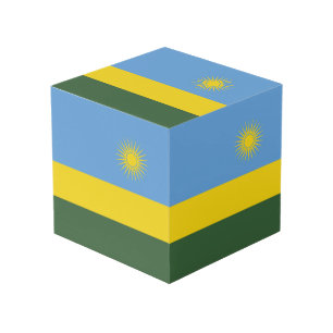 Cube Photo Drapeau du Rwanda
