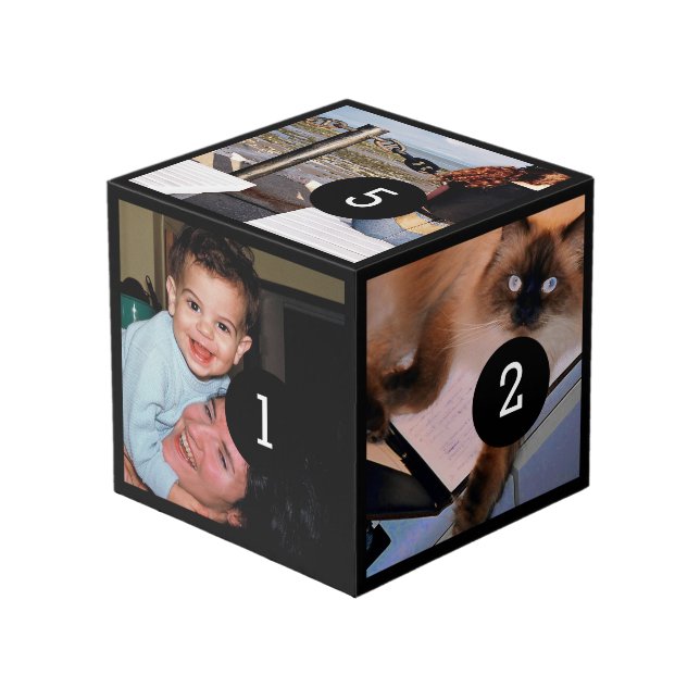 Cube Photo Faites facilement vos propres avec cinq de vos (Angle devant)