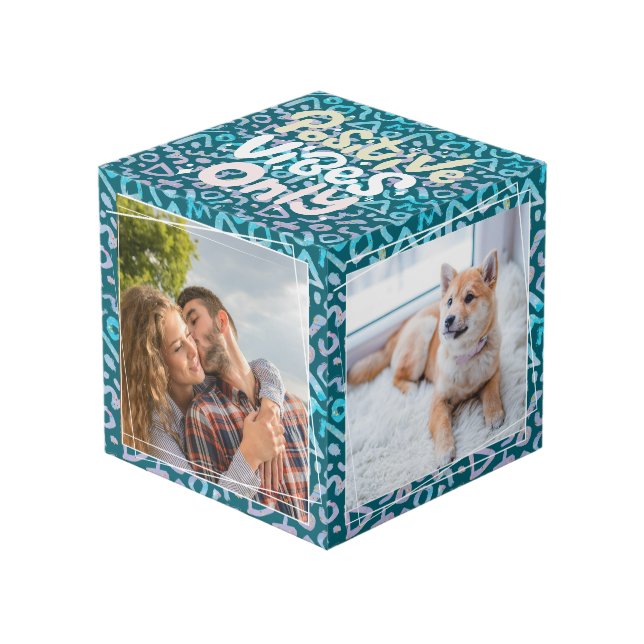 Cube Photo Les ondes positives ne créent que les vôtres (Angle devant)