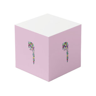 CUBE PHOTO LETTRE HÉBRAÏQUE VVV