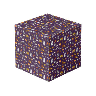 Cube Photo motif de chat mignon violet pour amoureux de les c