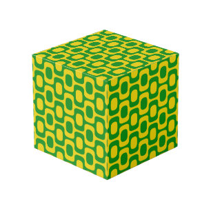 Cube Photo Motif du trottoir d'Ipanema, Motif de plage, Brési