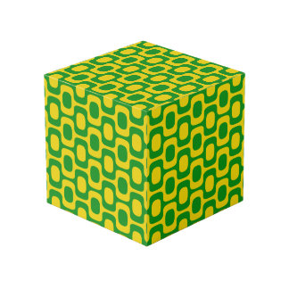 Cube Photo Motif du trottoir d'Ipanema, Motif de plage, Brési