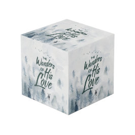 Cube Photo Noël Religieux Merveilles de ses Bénédictions d'Am