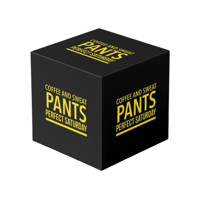 Cube Photo Pantalon café et sueur parfait samedi (Angle devant)