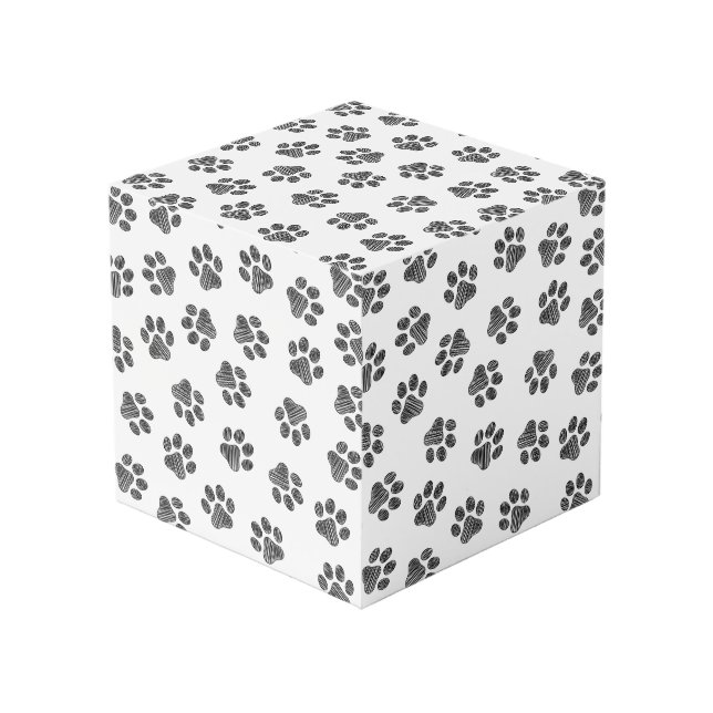 Cube Photo Patrouilles de Doodle, Paws de Chien, Paws Noirs (Angle devant)