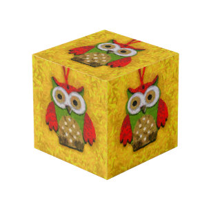 Cube Photo Peinture de hibou