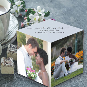 Cube Photo Photo de mariage personnalisée M. et Mme Custom 4