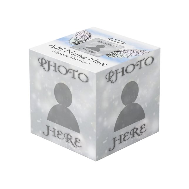 Cube Photo Photo personnalisée (Angle devant)