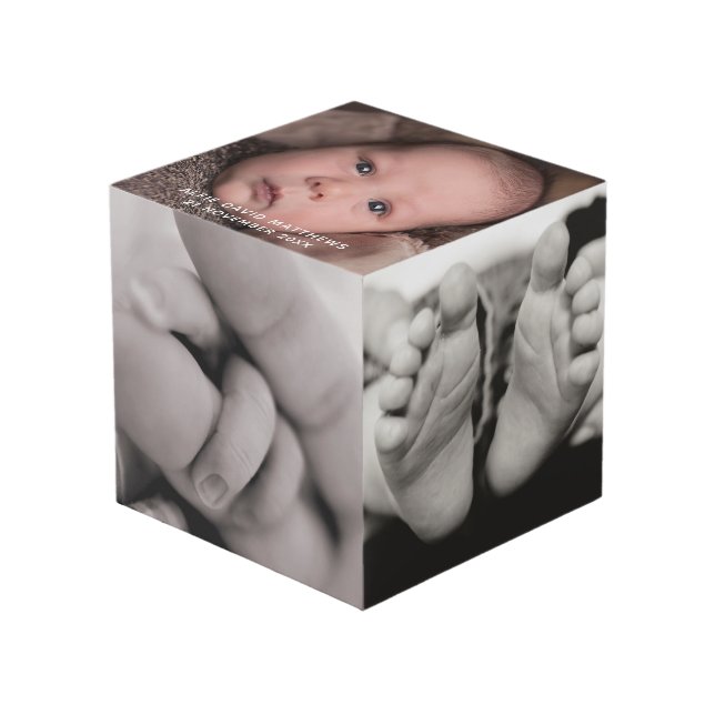 Cube Photo Photos de famille de bébé Modèle moderne (Angle devant)
