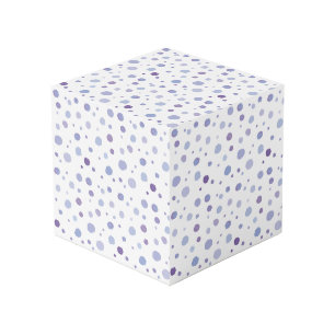 Cube Photo pois peints à la main
