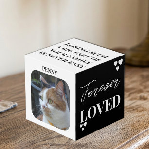 Cube Photo Sympathie pour chat Objet-souvenir Mémorial pour a