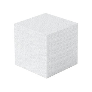 Cube Photo Une surface entièrement blanche et sans fonctionna