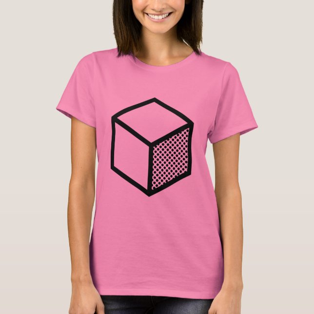 Cube - Schwarz im Licht T-Shirt (Vorderseite)