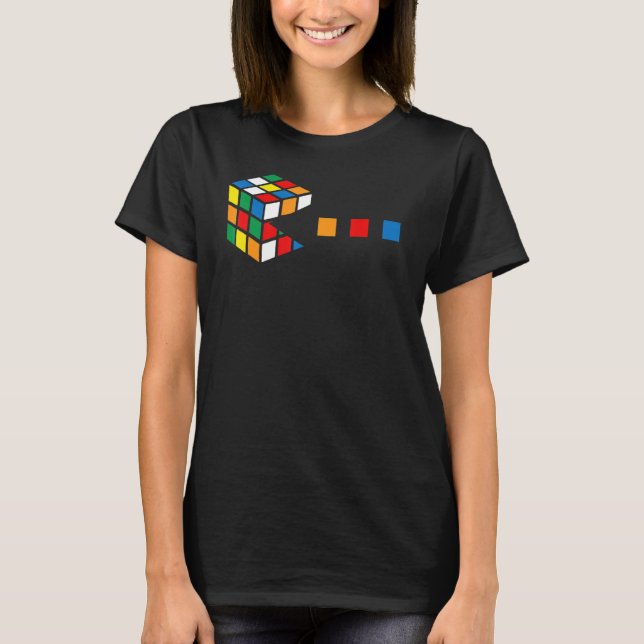 Cuber Speed Cubing Math Puzzle Männer Frauen T-Shirt (Vorderseite)