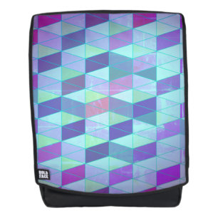 Cubes in dreieckiges geometrisches Muster Rucksack