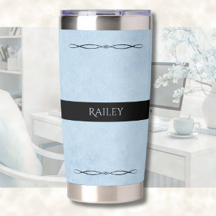 Cubicle Chic Powder Blau Executive-Reisebecher Thermobecher