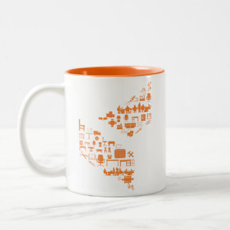 Cubicles.com-Tasse Zweifarbige Tasse