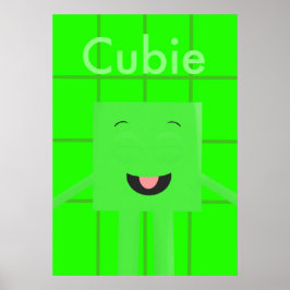 Cubie Cubester Poster