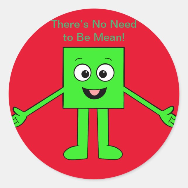 Cubie Cubester Runder Aufkleber (Vorderseite)